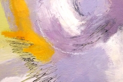 Energy That Creates Worlds series 06 - Cold wax & oil 6x10"