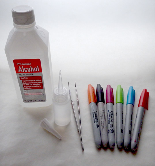DIY Alcohol Inks from Sharpies – experiments and tips – ChirpHop Studio